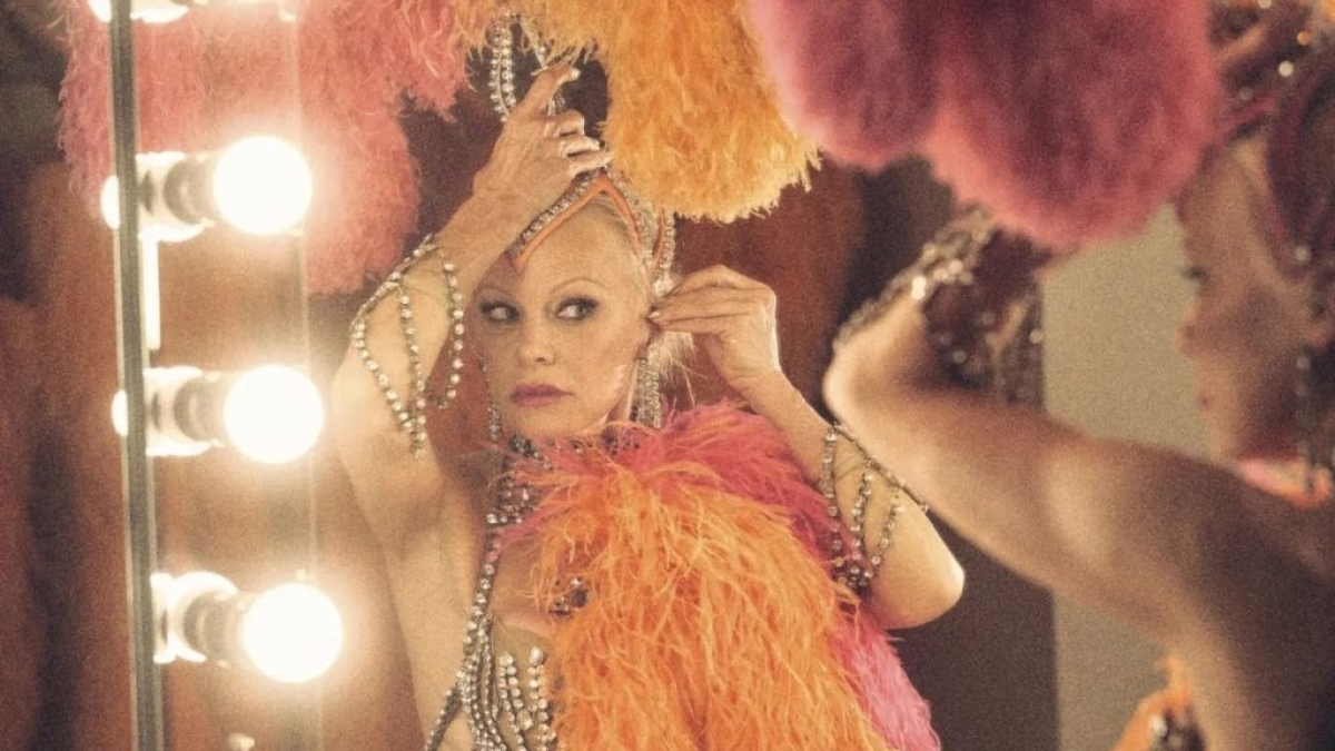 Pamela Anderson in “The Last Showgirl
