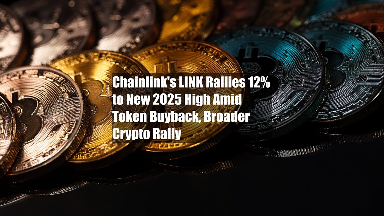 LINK rallies as sentiment soars to year's best